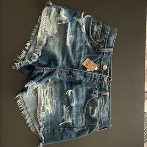 American Eagle vintage jean shorts.